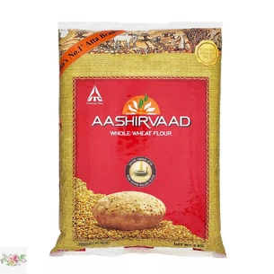 Indian whole grain flour of the highest grade Aashirvaad 5 kg