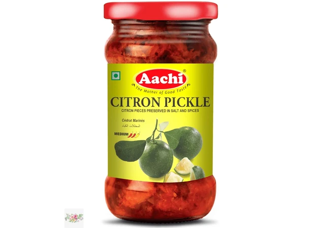 Фото 1 - Spicy lemon pickle Aachi 300 g