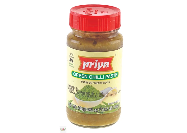 Фото 1 - Паста с зеленого чилі Priya
