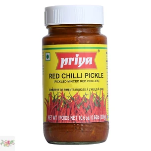Spicy pickled red chili + Priya + 300 g