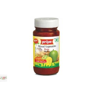 Острые маринованные пикули (манго, морковь, лайм, имбирь) Priya 300 г