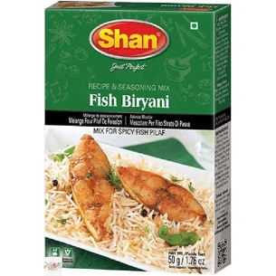 Fish biryani with Shan fish