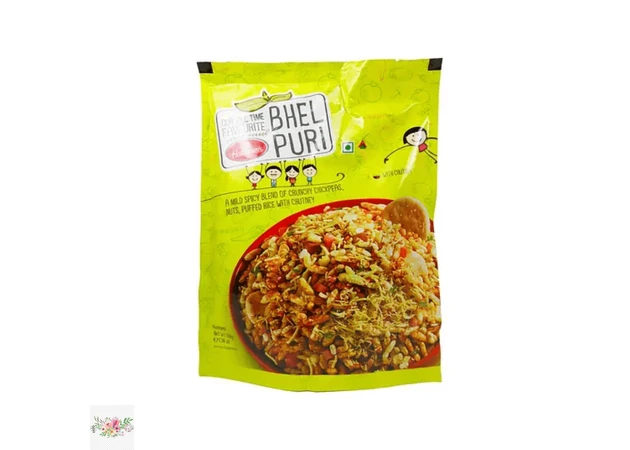 Фото 1 - Индийский снек из рыхлого риса, овощей и 3 соусов Haldiram's