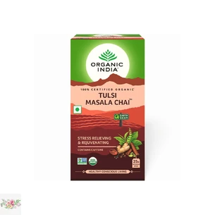 Індійський аюрведичний Organic India Тулсі Масала Чай (25 пак.)
