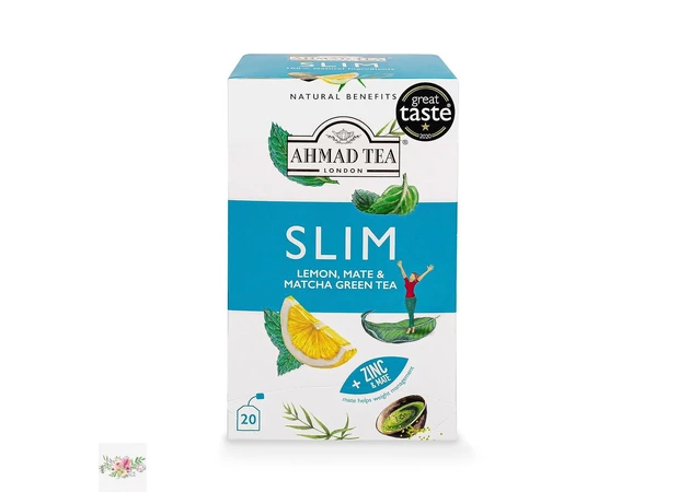Фото 1 - Ahmad Tea Трав'яний чай Slim для покращення обміну речовин (20 пак.)