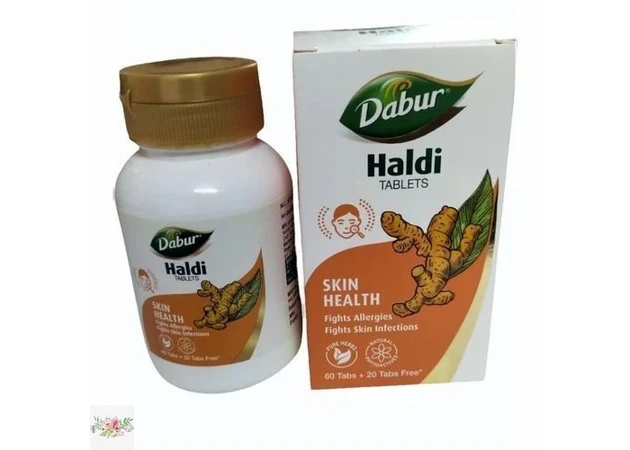 Фото 1 - Turmeric for healthy skin Dabur 80 tab