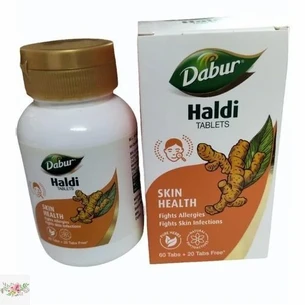 Turmeric for healthy skin Dabur 80 tab