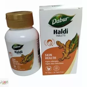 Куркума для здоровой кожи Dabur 80 таб