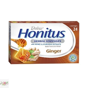 Хонітус льодяники Імбир з медом пластинка Dabur 6 шт