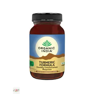 Organic India Формула Куркуми для рухливості та підтримки суглобів (60 капсул)