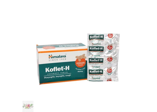 Фото 1 - Himalaya Трав'яні льодяники з імбиром Koflet-Н (6 од)