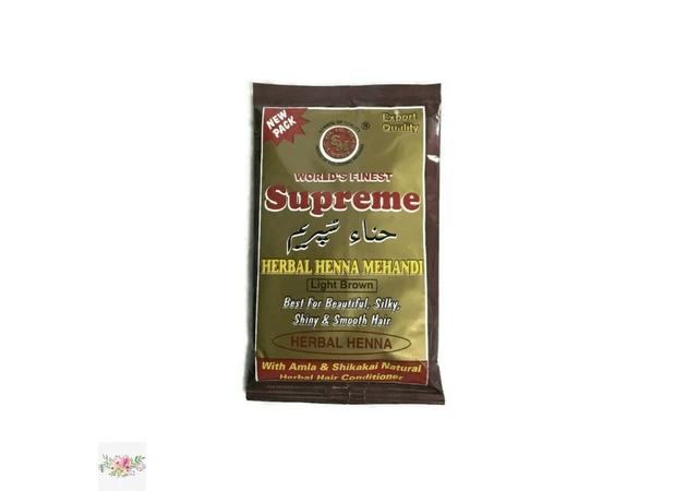 Фото 1 - Indian herbal henna with Amla and Shikikai Supreme (light brown (red) color)