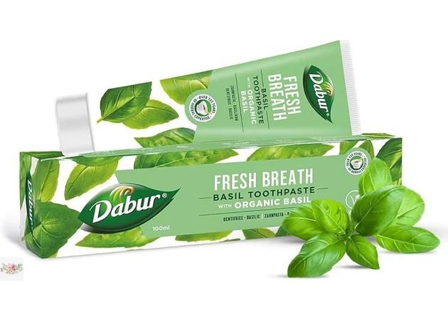 Фото 1 - Зубная паста с базиликом Dabur