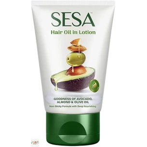 Lotion with natural hair oils