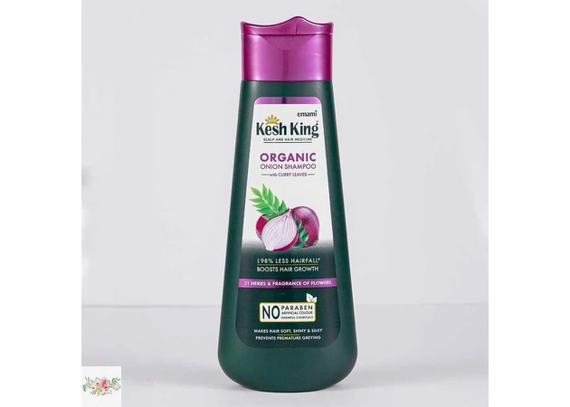 Фото 1 - Органический луковый шампунь с листьями карри Kesh King