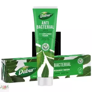 Antibacterial paste with Dabur