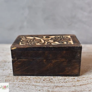 Indian wooden casket handmade
