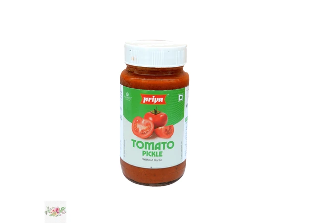 Фото 1 - Spicy marinated tomato pickle with chili Priya 300 g