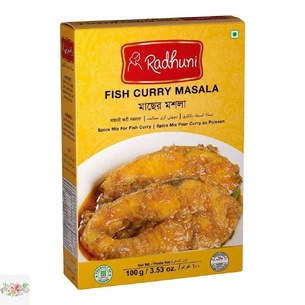 Fish curry masala with Radhuni fish