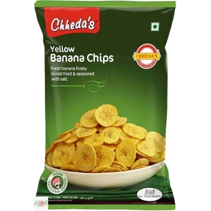 Бананові чіпси жовті Chheda's
