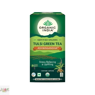 Зеленый чай с ашвагандхой Organic India (25 пак)