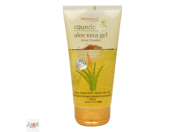 Фото 1 - Patanjali aloe vera gel with saffron and chandan