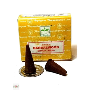 Natural aroma cones Satya Sandalwood (10 pcs.)