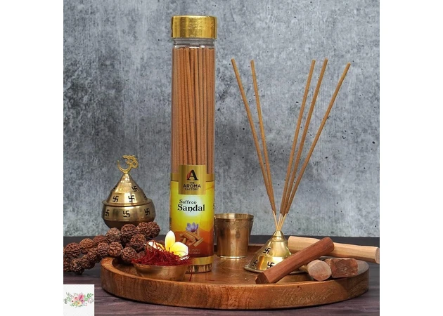 Фото 2 - Nikhils sandalwood saffron aromatic sticks (1 unit)
