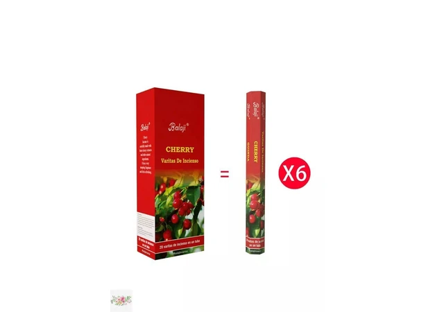 Фото 1 - Aromatic sticks Balaji Cherry (20 pcs.)