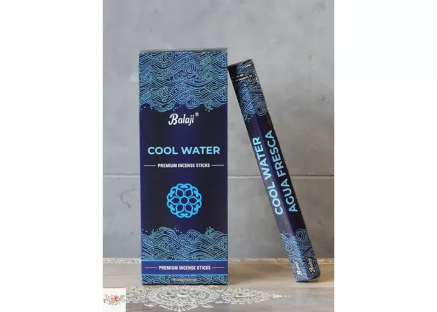Фото 1 - Aromatic sticks Balaji Cool water for relaxation (20 pcs.)