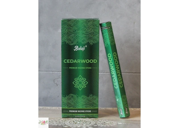 Фото 1 - Aromatic sticks Balaji Cedarwood (20 pcs.)